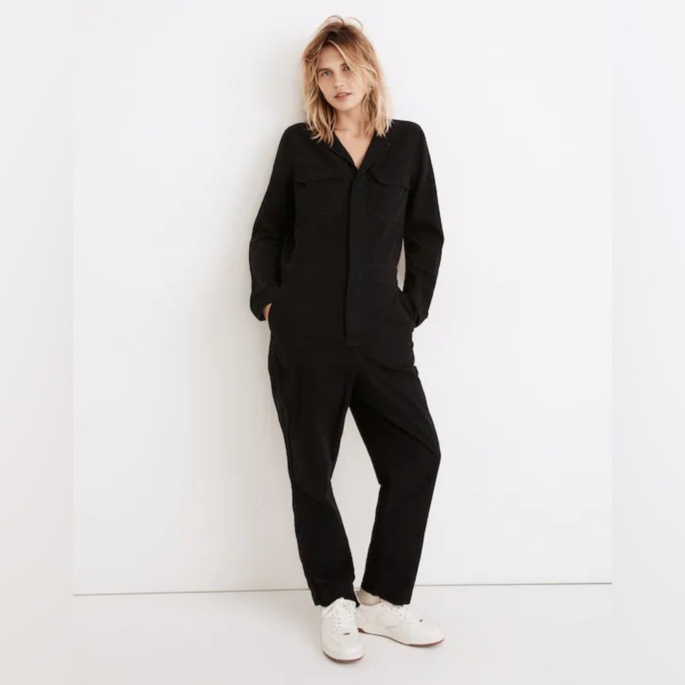 Madewell Signature Coverall Jumpsuit True Black Overalls Denim